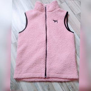 VS Pink Sherpa vest